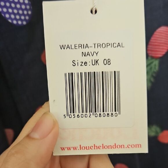 Louche London Tropical Pineapple A-Line Skirt NWT XS (Runs Small, 24” Waist) - Picture 8 of 11
